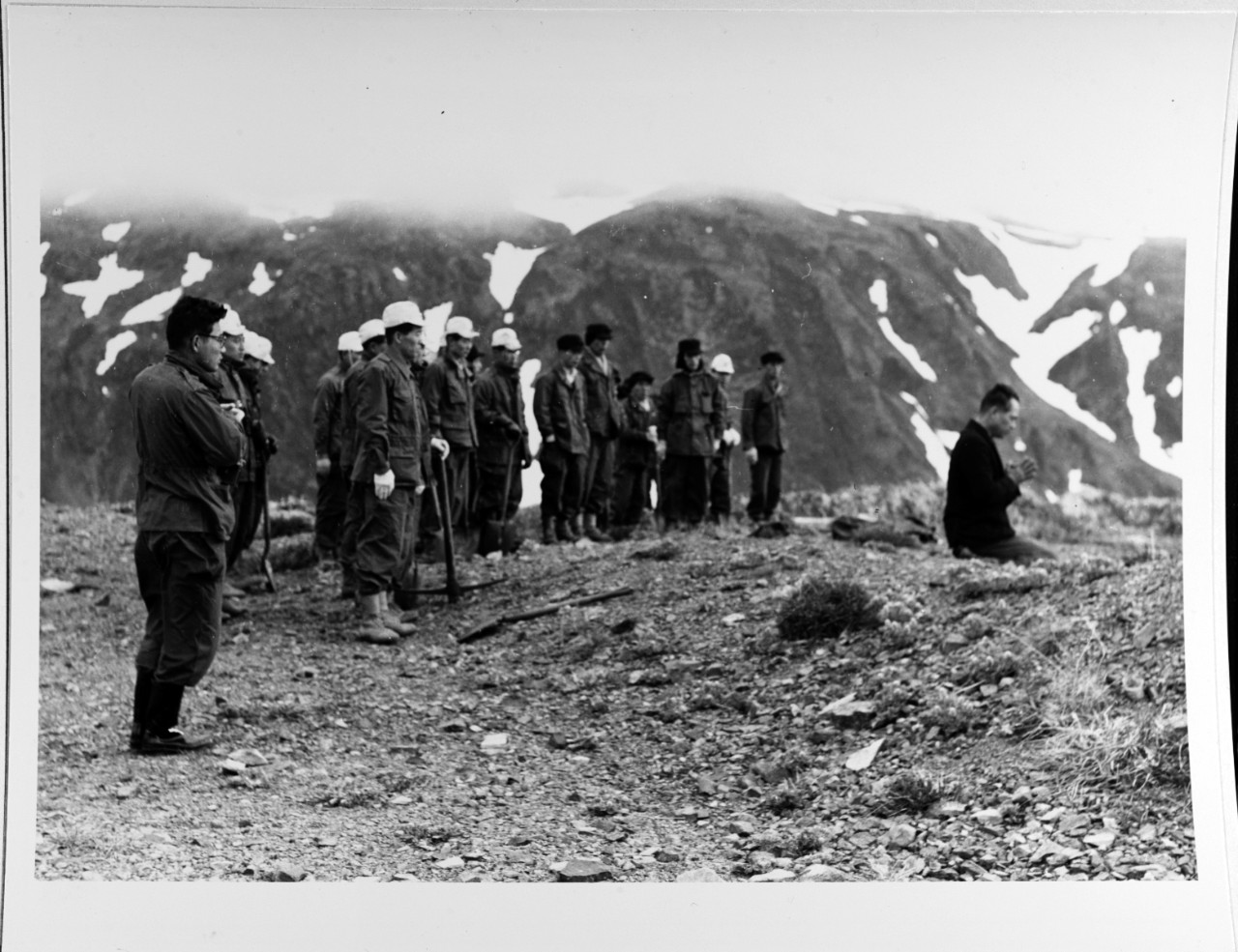 Japanese war dead, Attu, Alaska