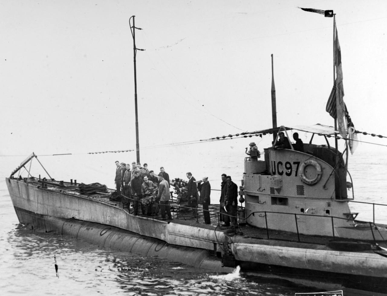 SMS UC-97, former German submarine.