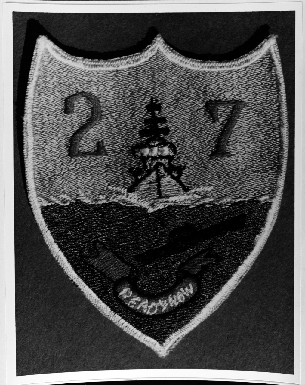 Insignia:  Destroyer Squadron Twenty-Seven