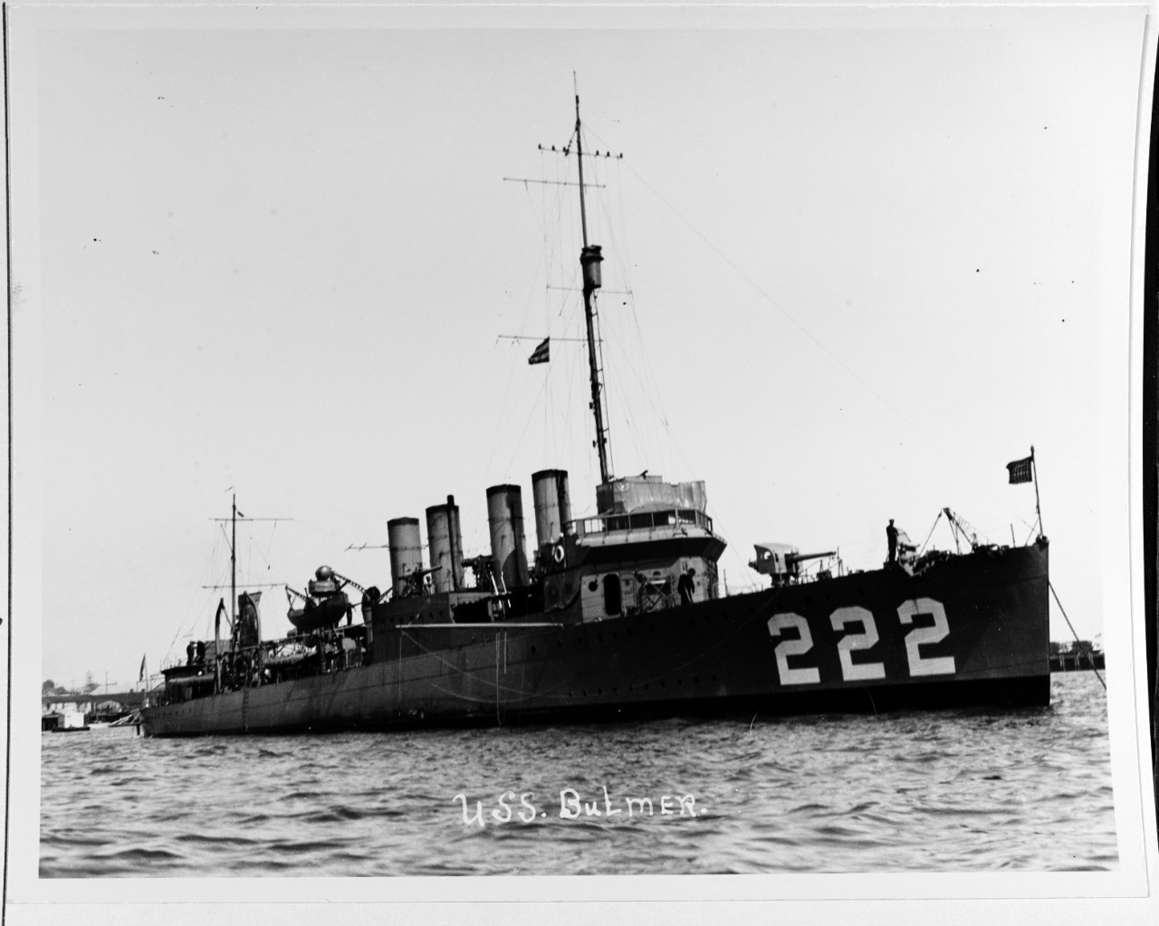 USS BULMER (DD-222)