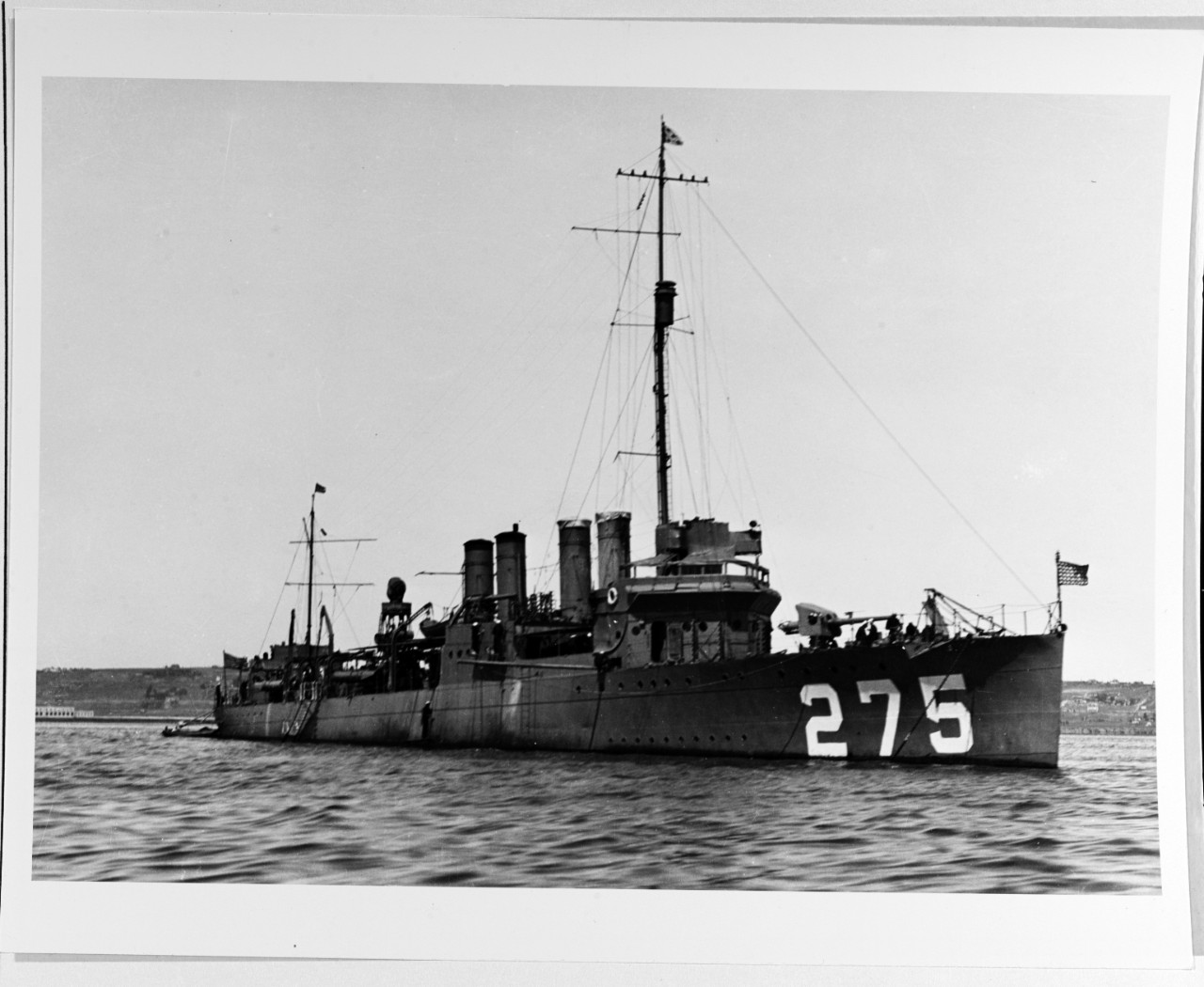 Photo #: NH 69452  USS Sinclair (DD-275)