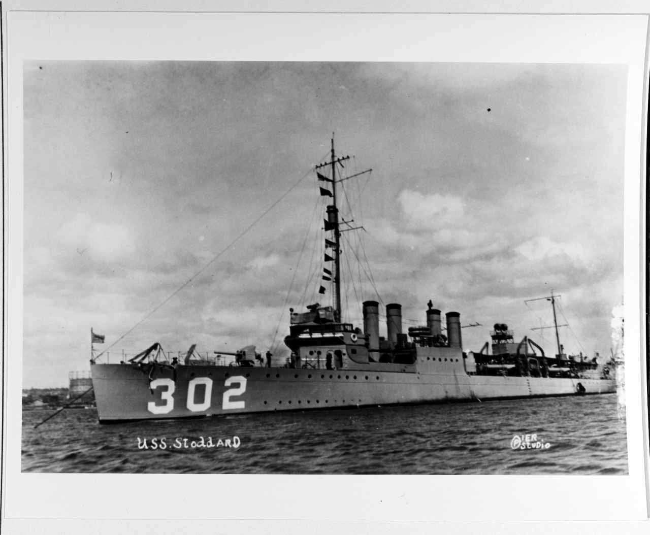 Photo #: NH 69455  USS Stoddert (DD-302)