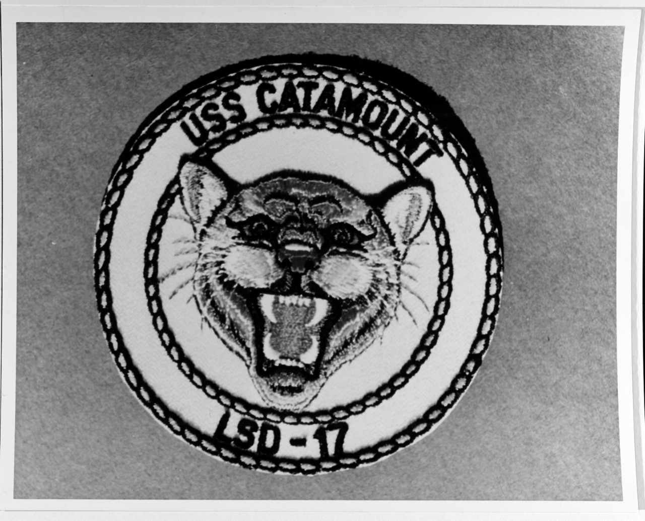 Insignia: USS CATAMOUNT (LSD-17)