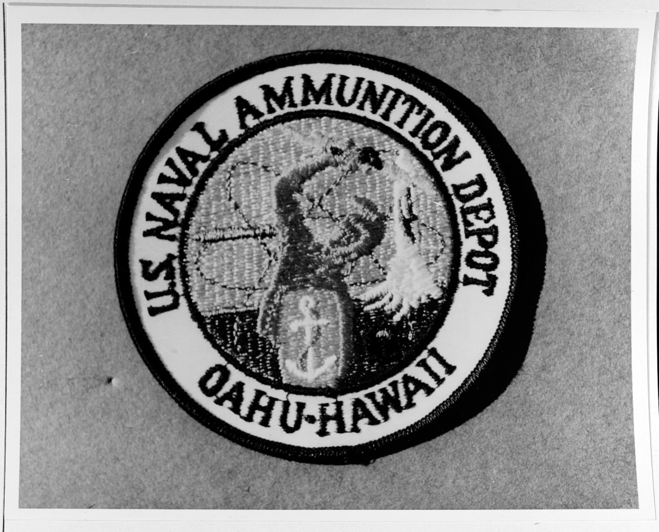 Insignia:  U.S. Naval Ammunition Depot, Oahu, Hawaii
