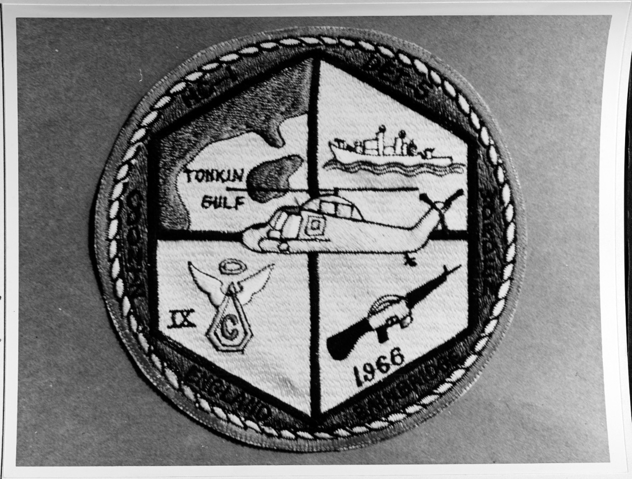 Insignia:  Helicopter Detachment Five of Helicopter Squadron One