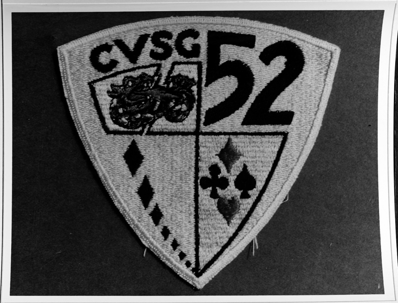 Insignia:  Carrier A.S.W. Air Group 52 (CVSG-52)
