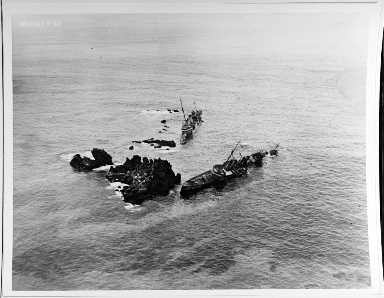 Photo #: NH 69586  Honda Point Disaster, September 1923