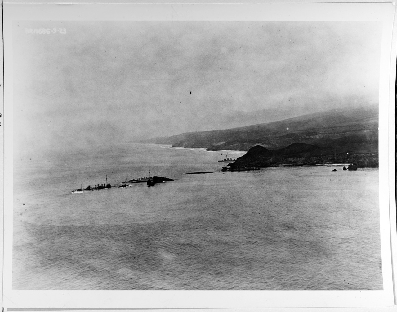 Photo #: NH 69587  Honda Point Disaster, September 1923