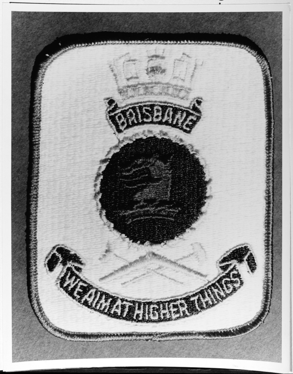 Insignia:  HMAS BRISBANE (Australian DDG)