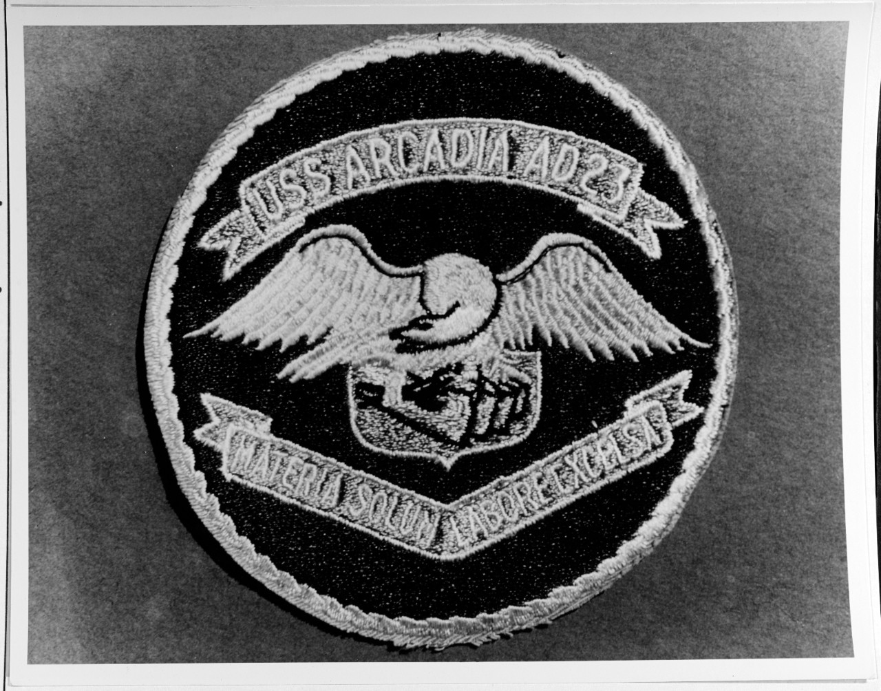 Insignia:  USS ARCADIA (AD-23)