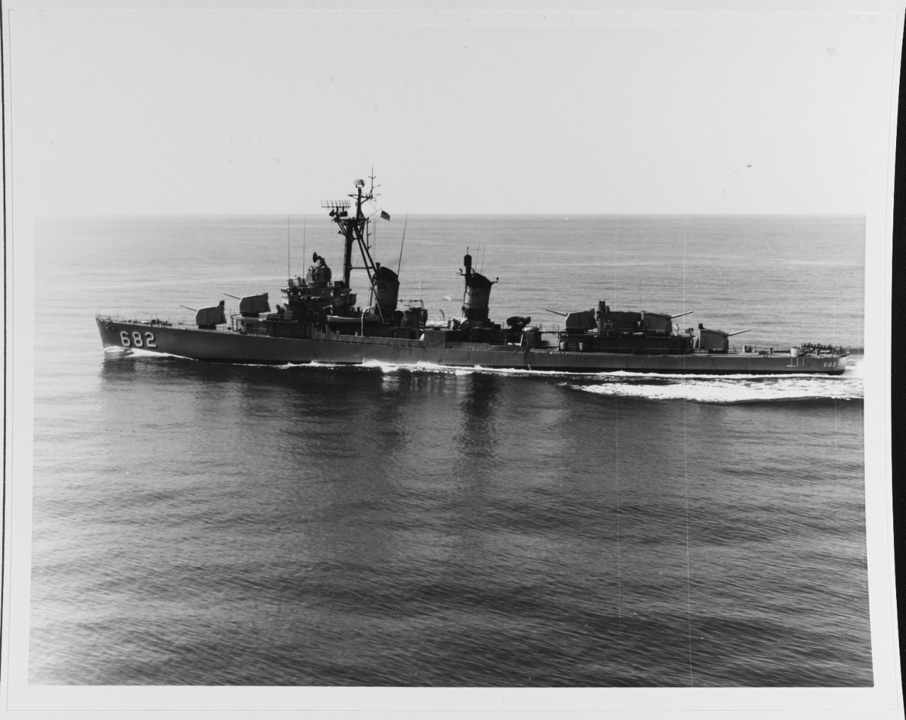 USS PORTERFIELD (DD-682), circa 1968.