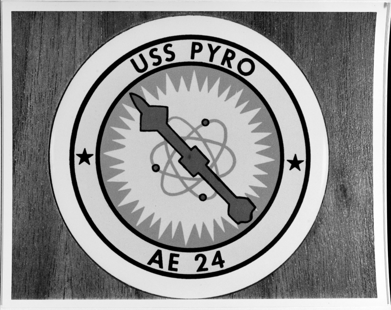 Insignia:  USS PYRO (AE-24)