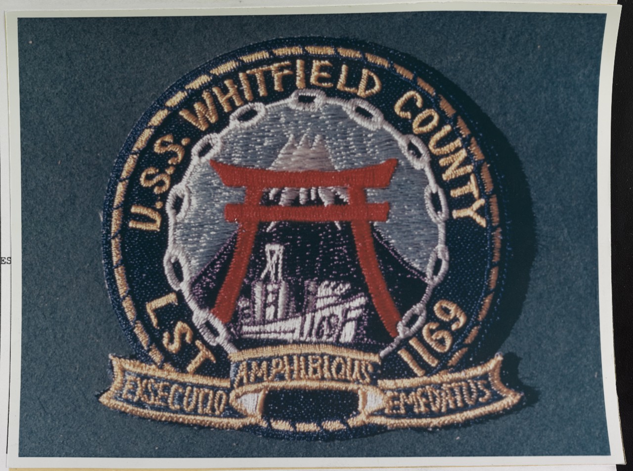 Insignia:  USS WHITFIELD COUNTY (LST-1169)
