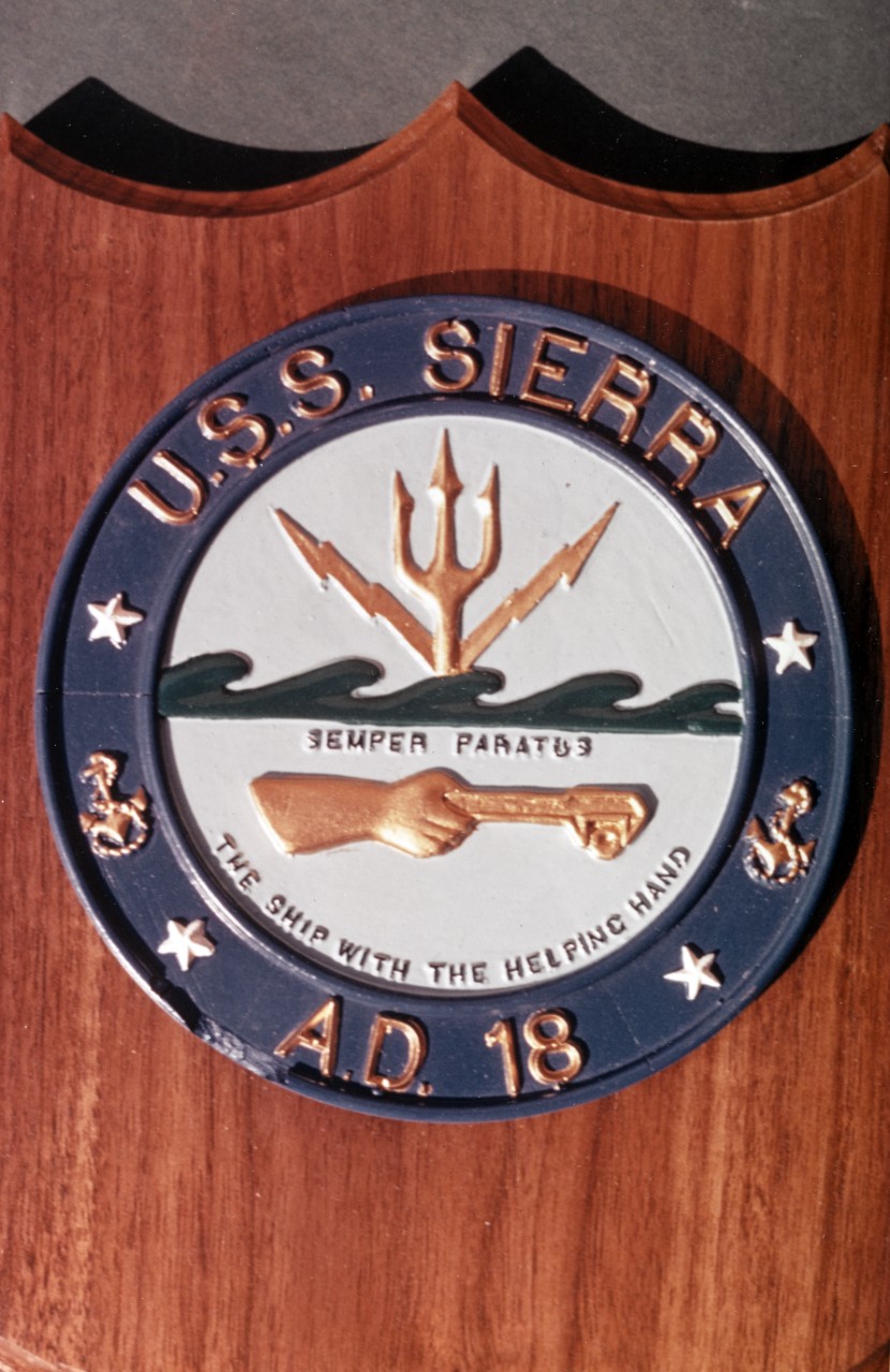Insignia:  USS SIERRA (AD-18)