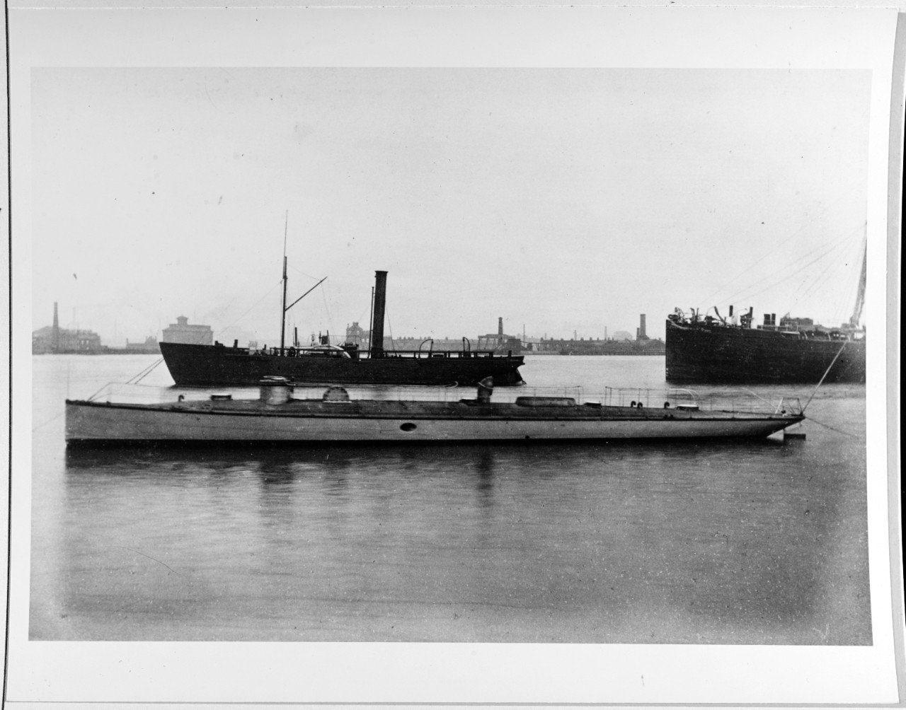 "Torpedo boat, built for the English government, March 1879."