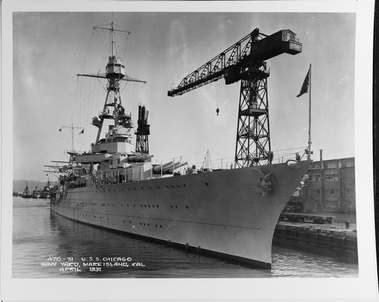 Photo #: NH 70635  USS Chicago (CL-29)