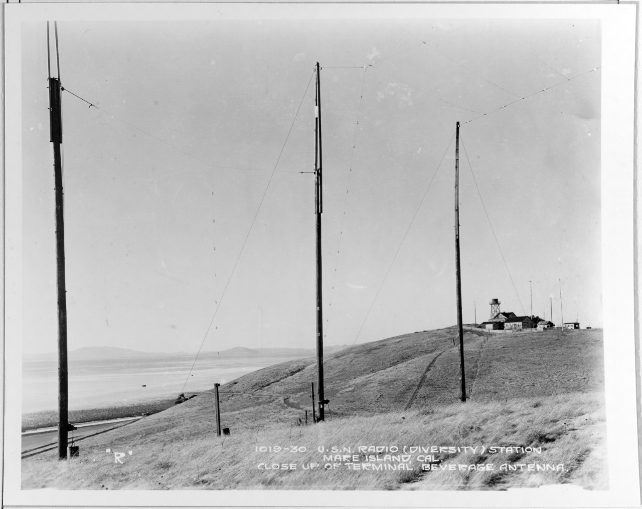 U.S.N. radio (diversity) station, Mare Island, California, 1930.