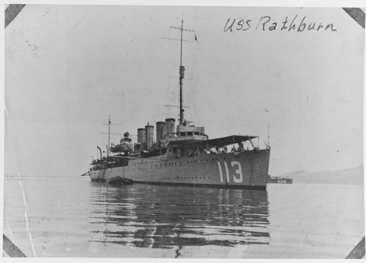 USS RATHBURN (DD-113)
