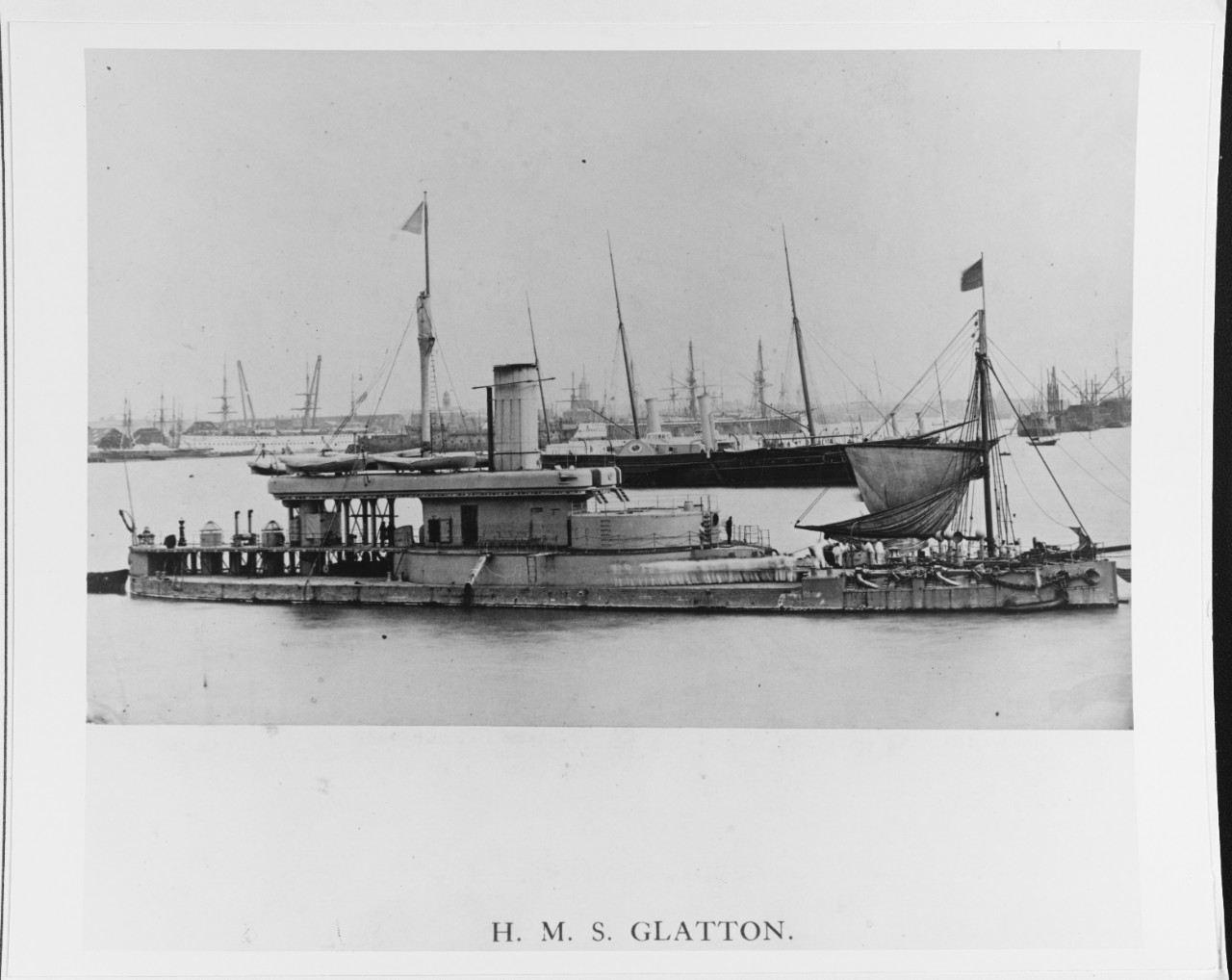 HMS GLATTON (BRITISH BATTLESHIP, 1871)