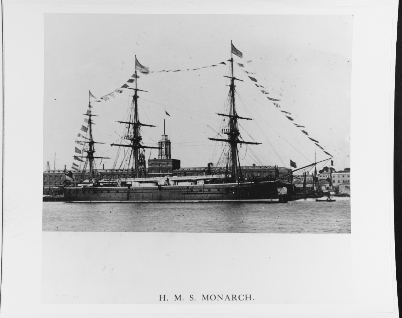 HMS MONARCH (BRITISH BATTLESHIP, 1868)