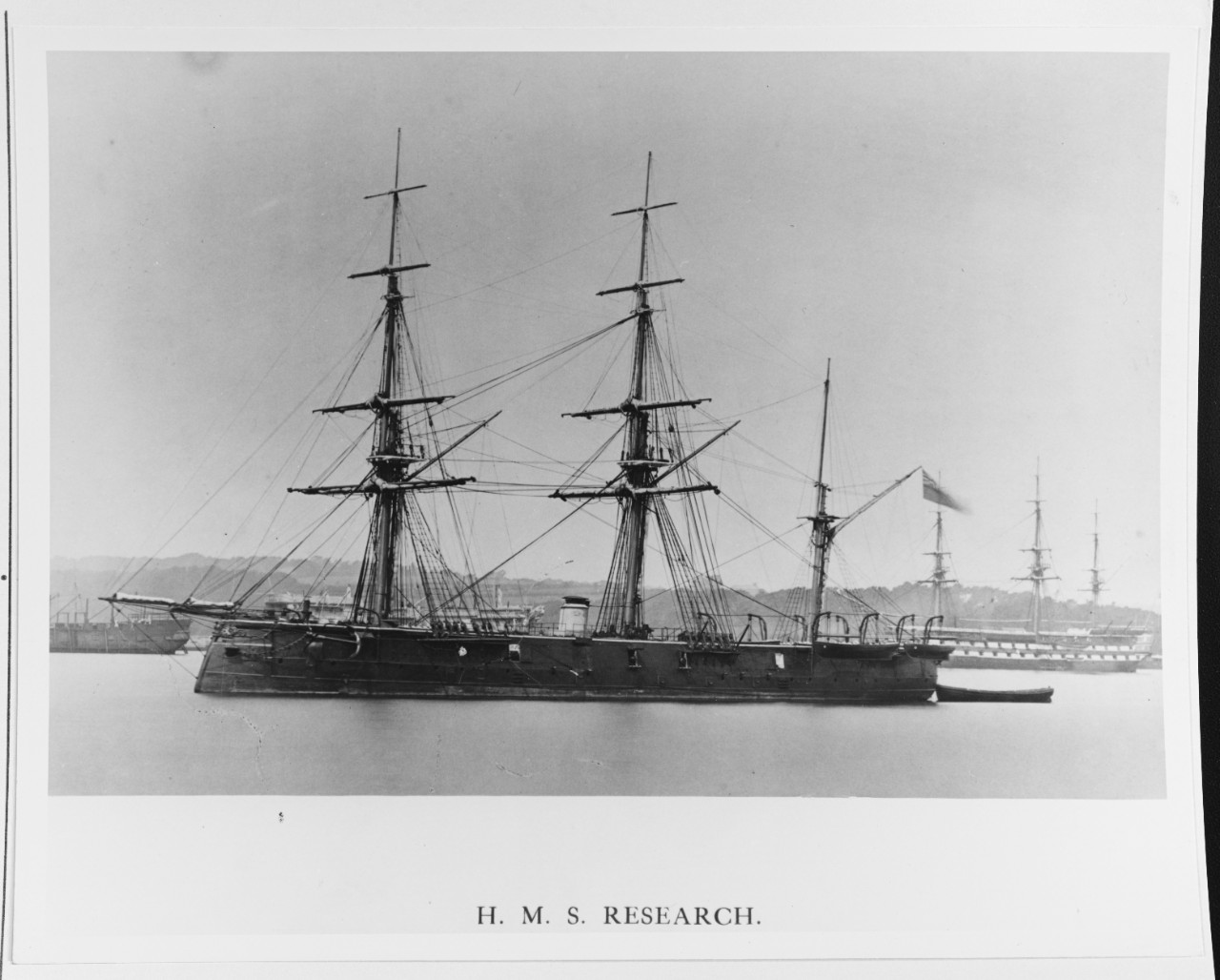 HMS RESEARCH (BRITISH IRONCLAD SLOOP, 1863)