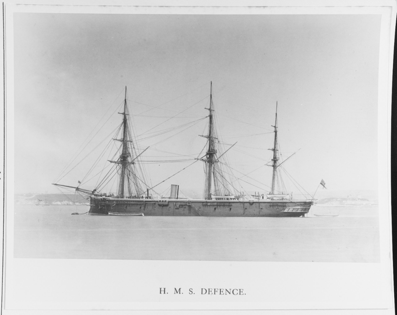 HMS DEFENCE (BRITISH BATTLESHIP, 1861)