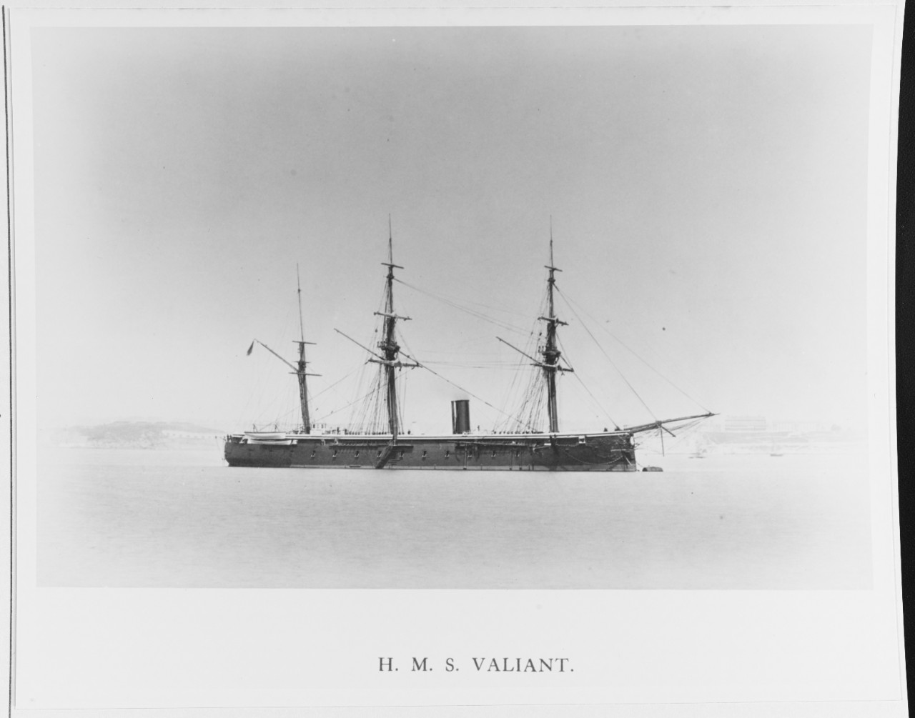 HMS VALIANT (BRITISH BATTLESHIP, 1863)