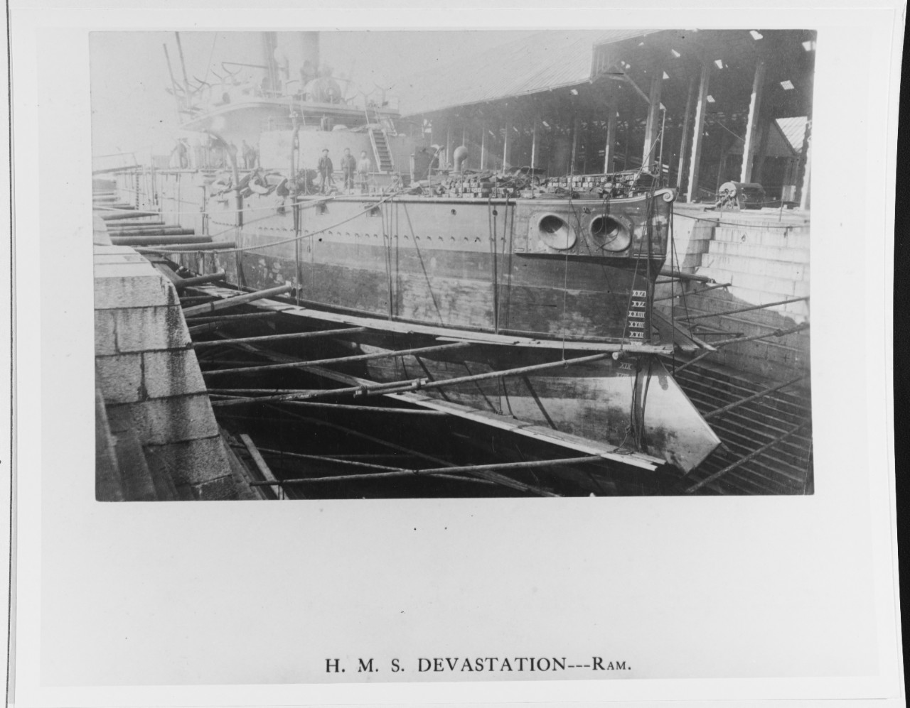 HMS DEVASTATION (British Battleship, 1871)