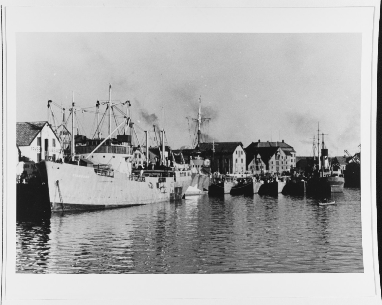 Harbor Of Tromso, Norway, During World War Ii.