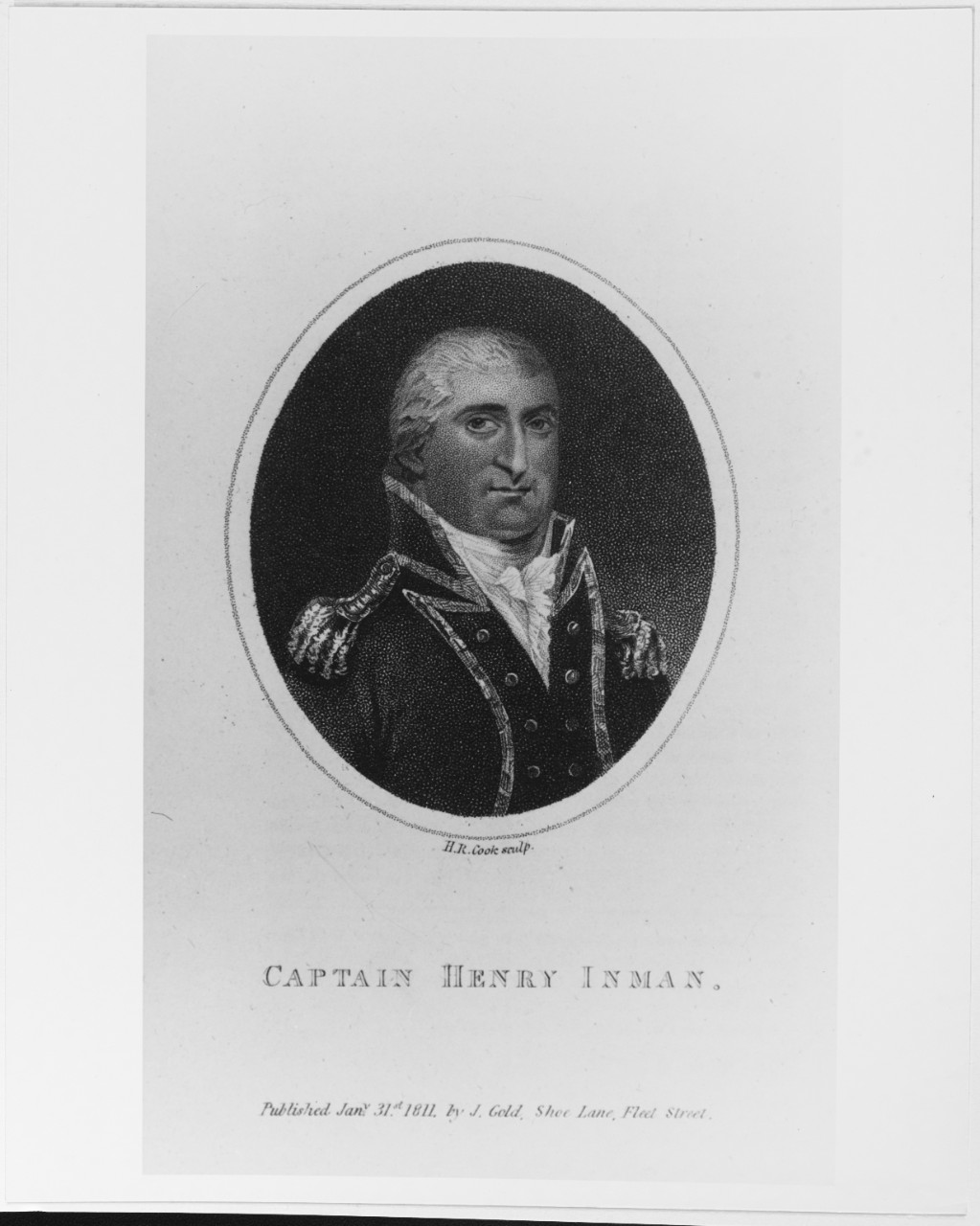 Henry Inman (c. 1760-1809), British navy captain.