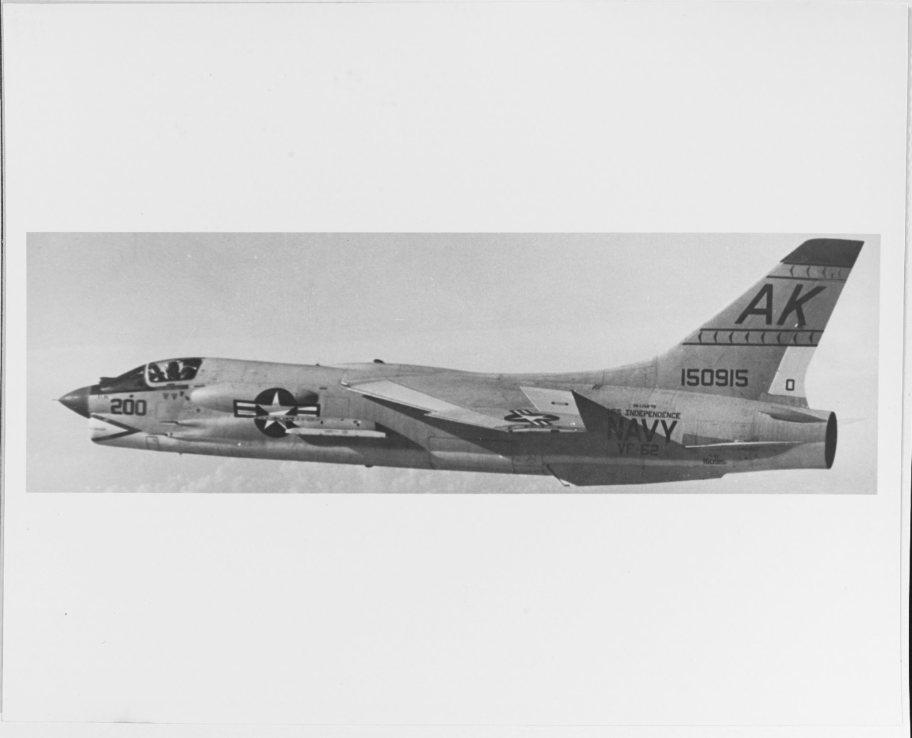 F8U crusader of VF-62