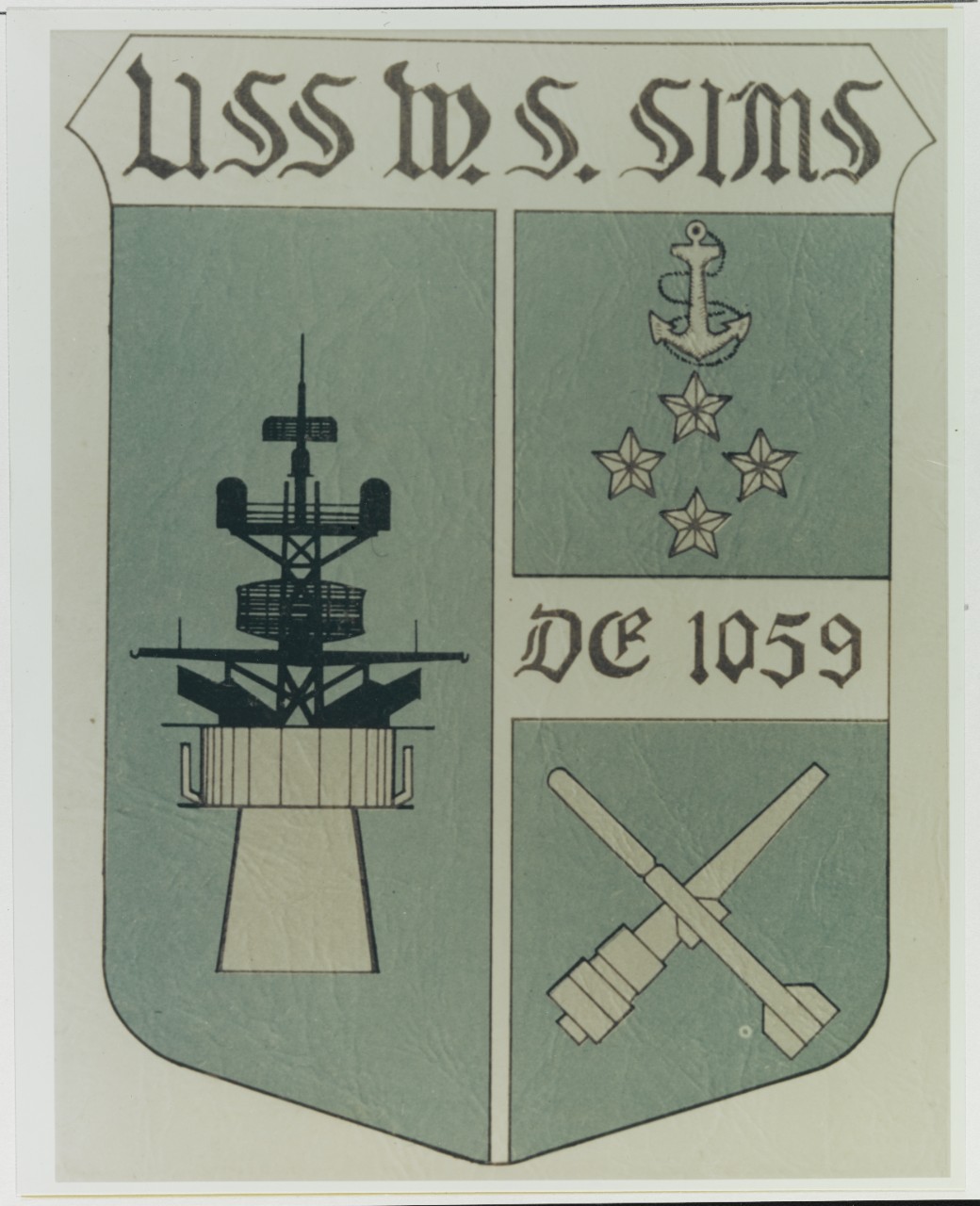 Insignia: USS W. S. SIMS (DE-1059)