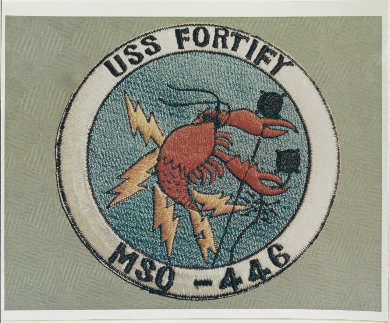 Insignia: USS FORTIFY (MSO-446)