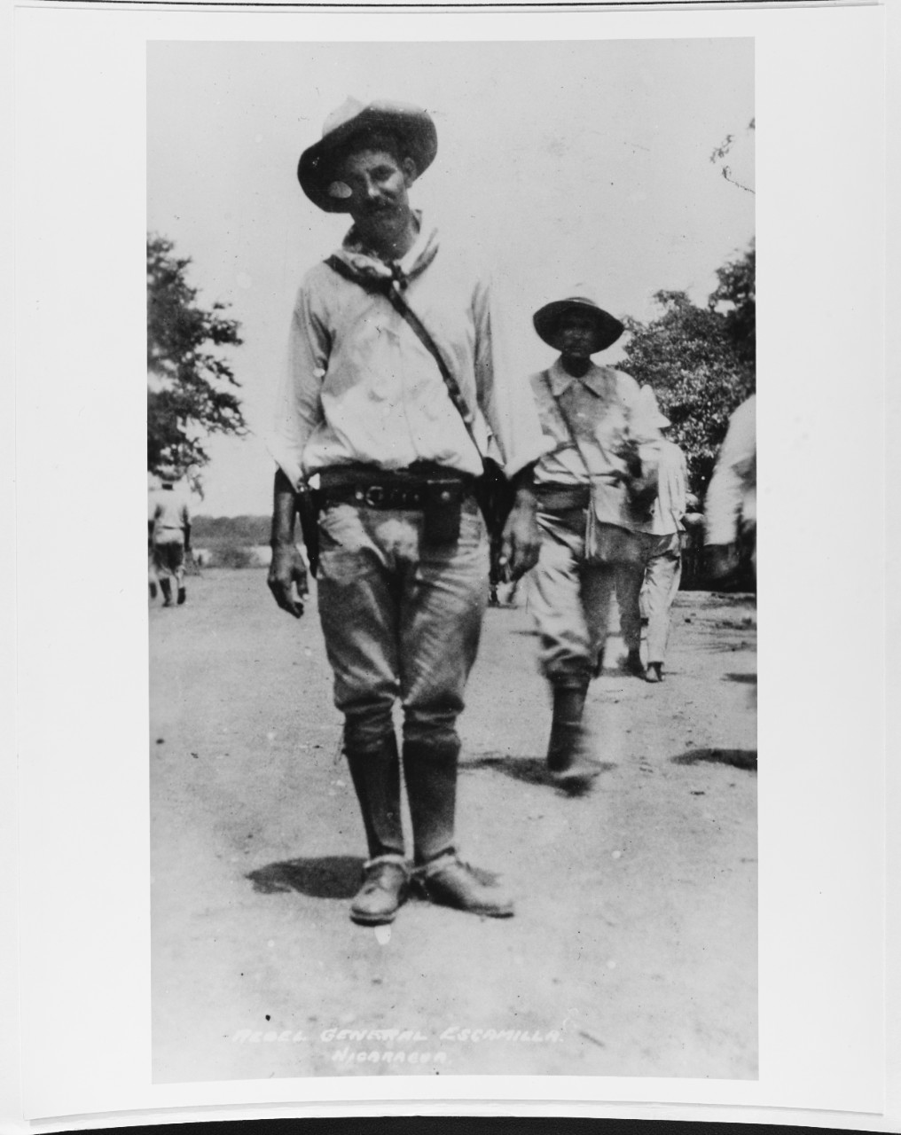 Nicaragua, 1927. Rebel General Escamilia.
