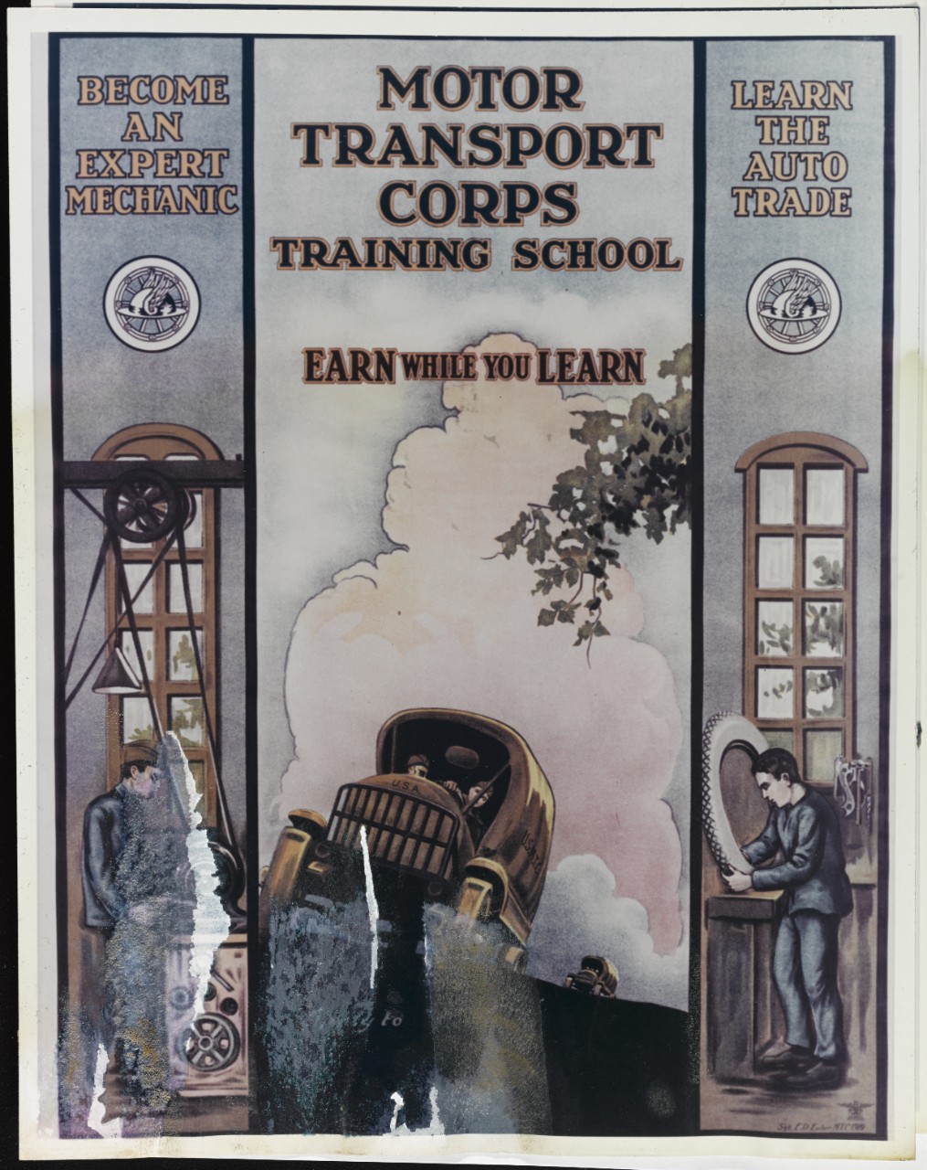 Army World War I recruiting poster