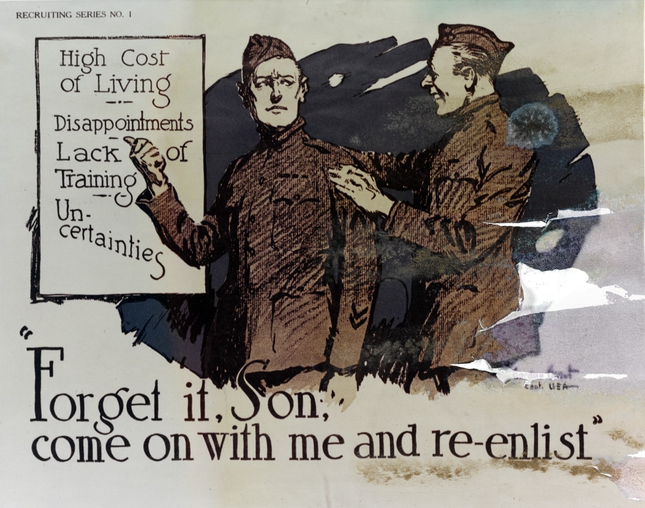 World War I army recruiting poster