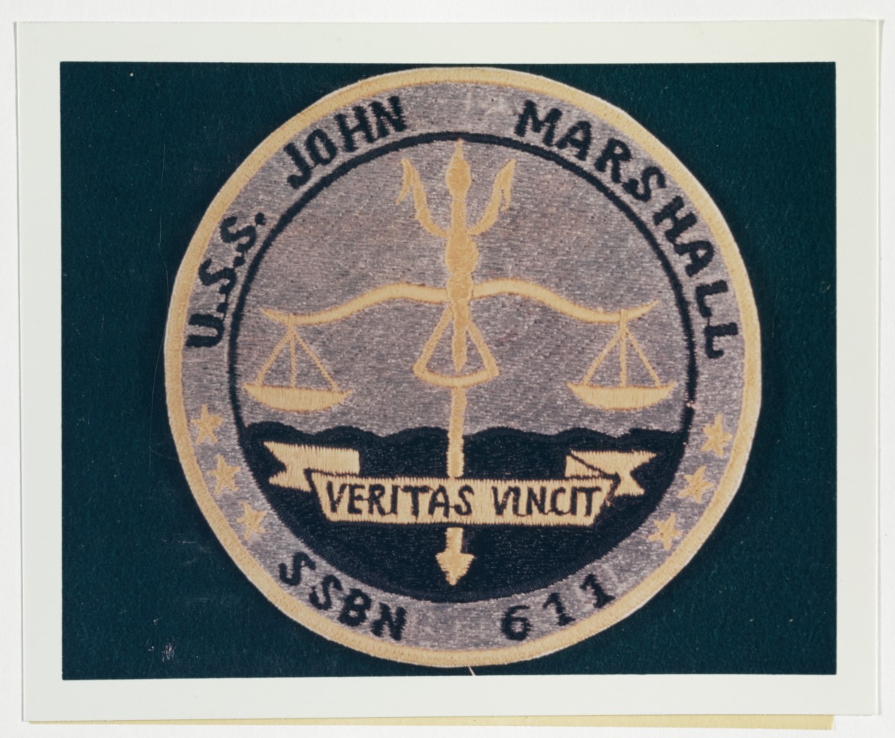 Insignia: USS JOHN MARSHALL (SSBN-611)