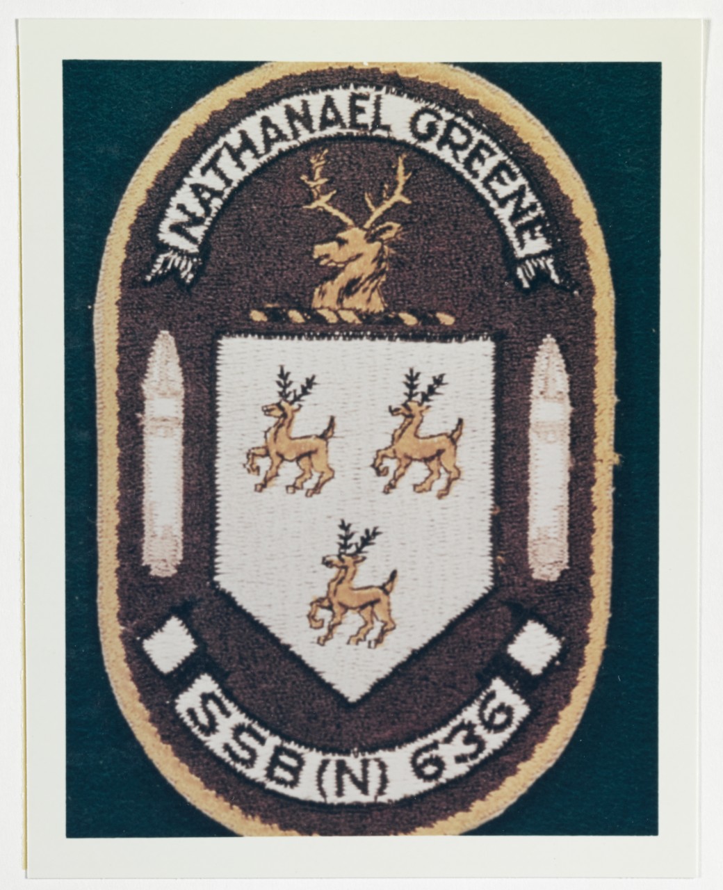 Insignia: USS NATHANAEL GREENE (SSBN-636)