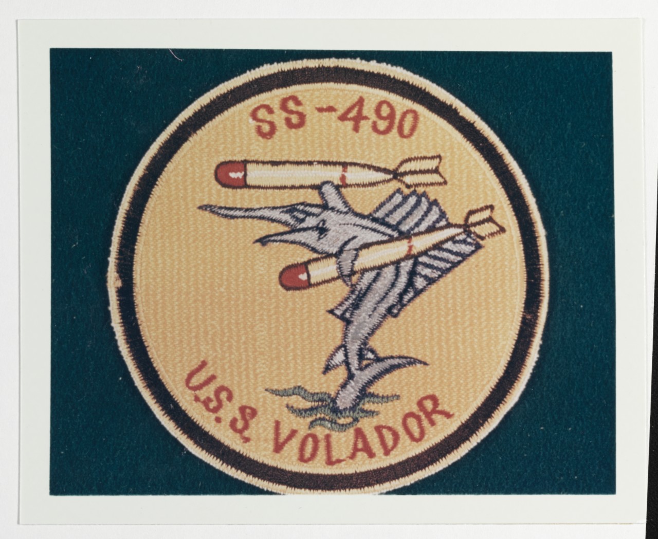 Photo #: NH 72362-KN Insignia: USS Volador (SS-490)