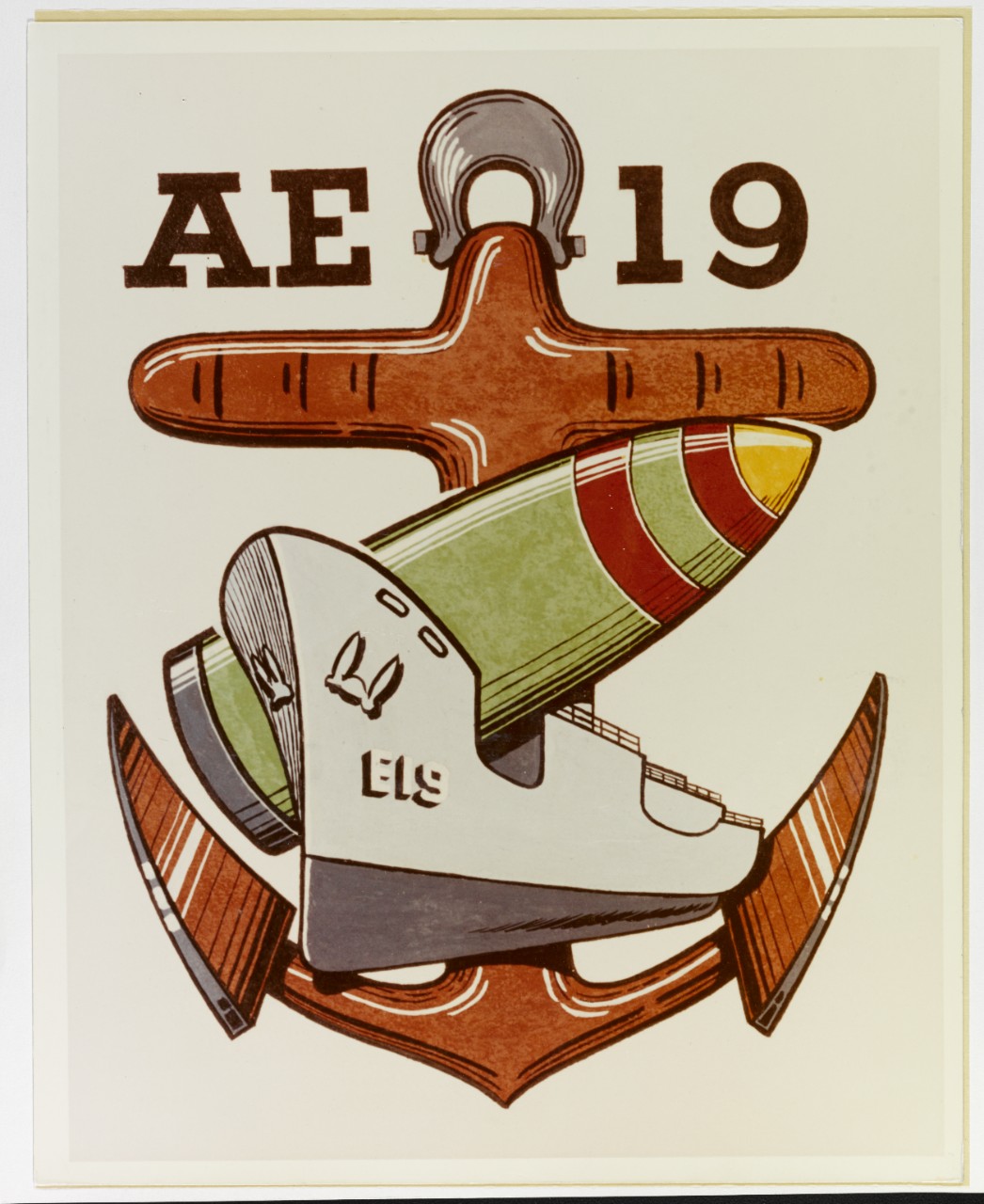 Insignia: USS DIAMOND HEAD (AE-19)