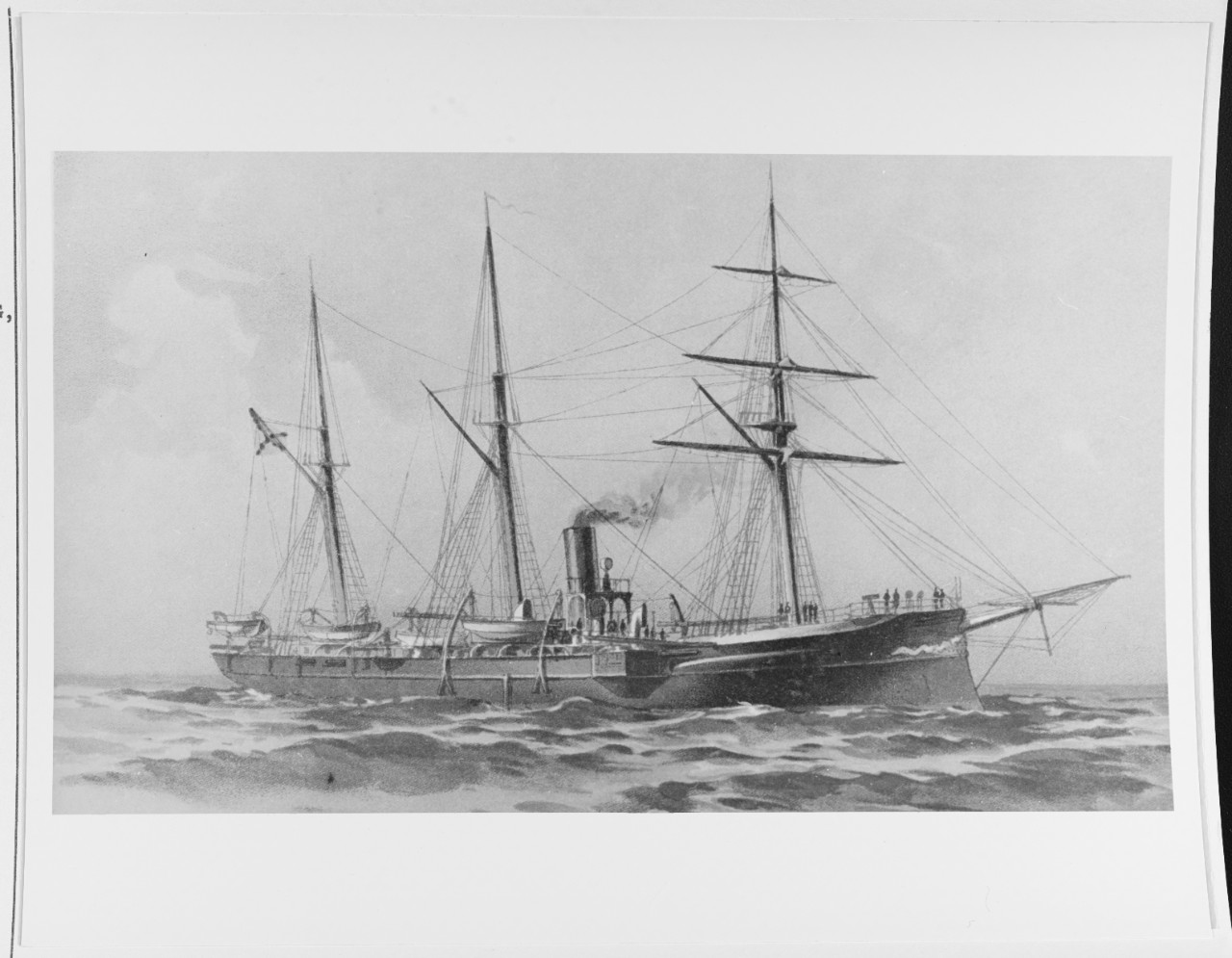 MANDJOUR (Russian gunboat, 1886)