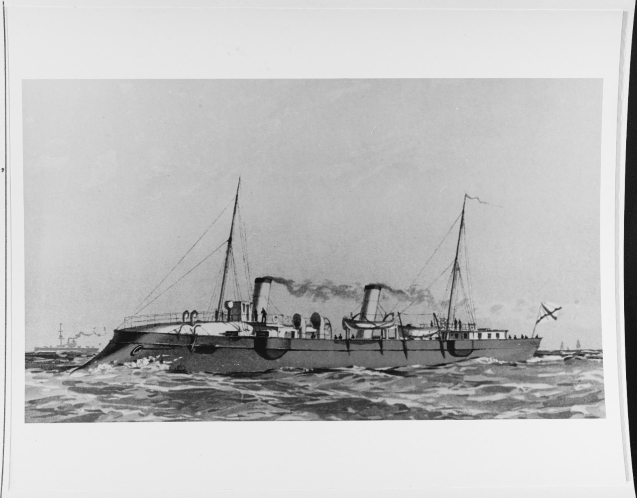 CAPITAN SACKEN (Russian torpedo-cruiser, 1886)