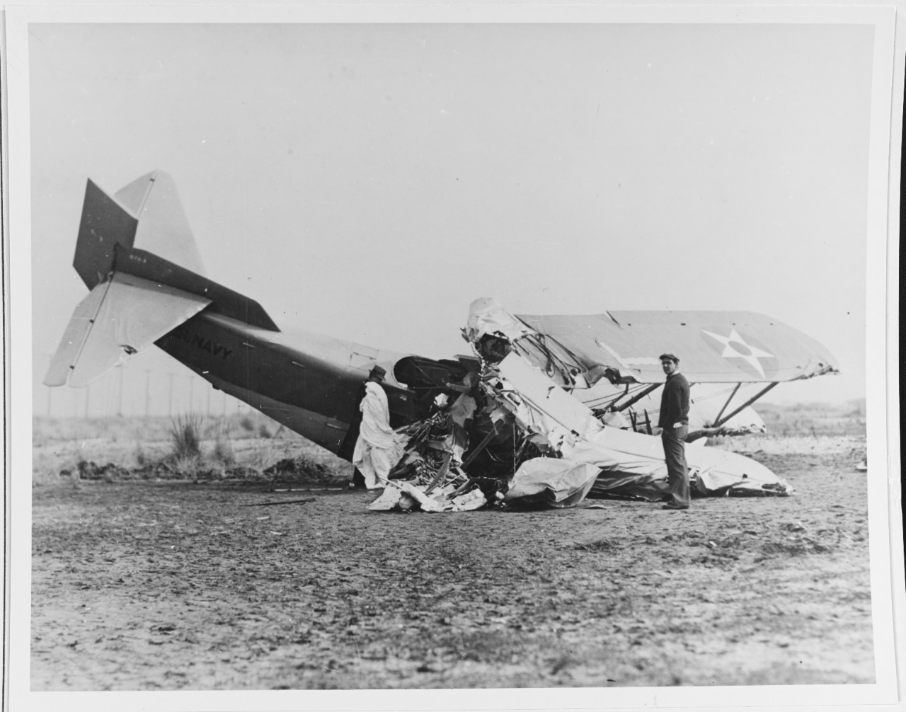Crash of a Loening OL-8 amphibian observation plane at Long Beach, New York