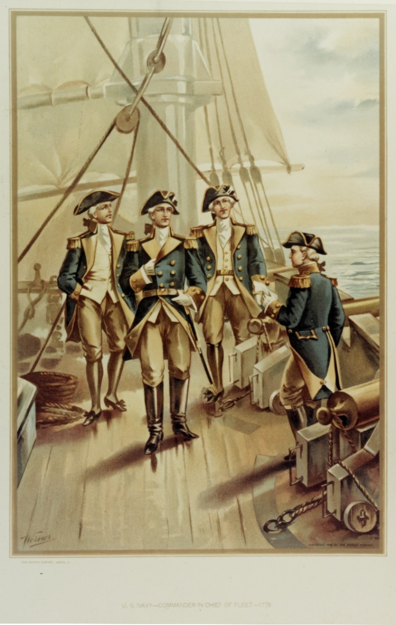 U.S. Navy- Commander-in-chief of Fleet- 1776