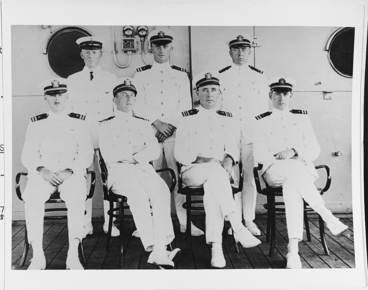 USS LANGLEY (CV-1), Officers, circa 1923.