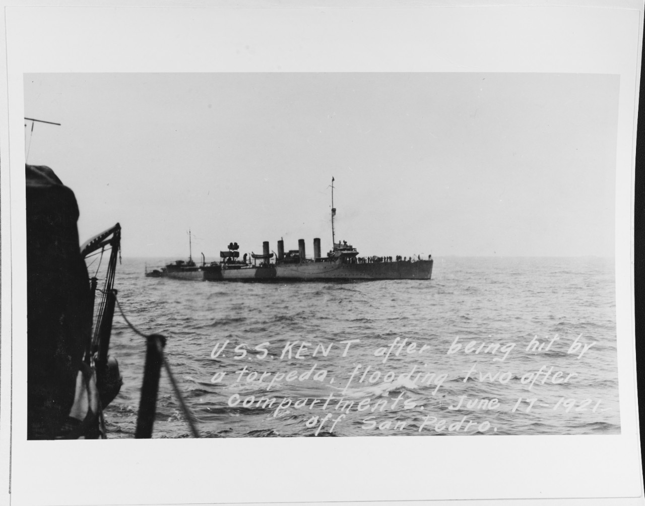 An Unidentified United States Navy destroyer