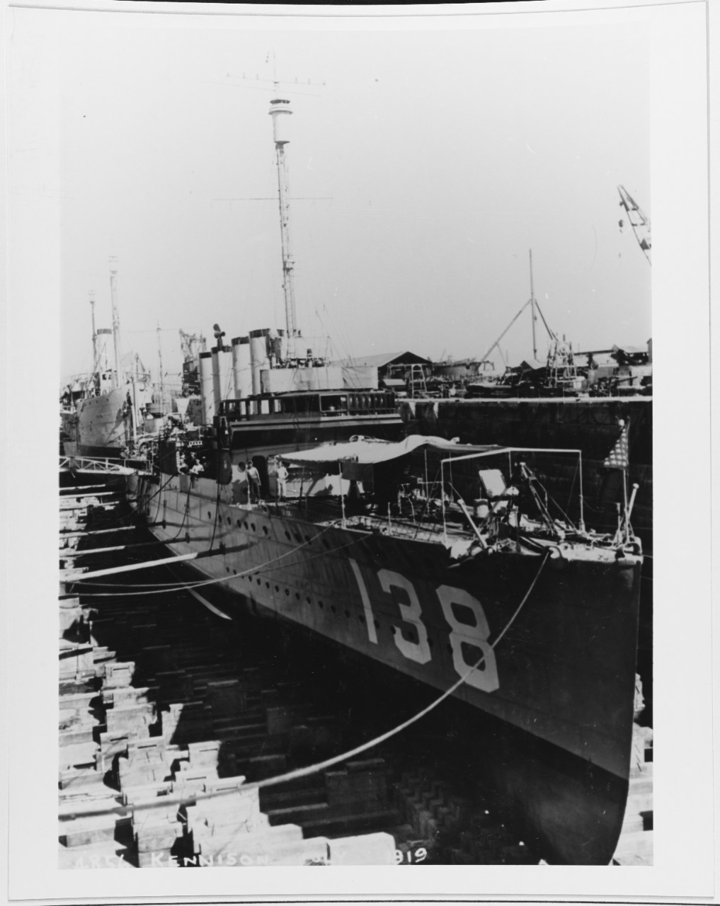 USS KENNISON (DD-138)