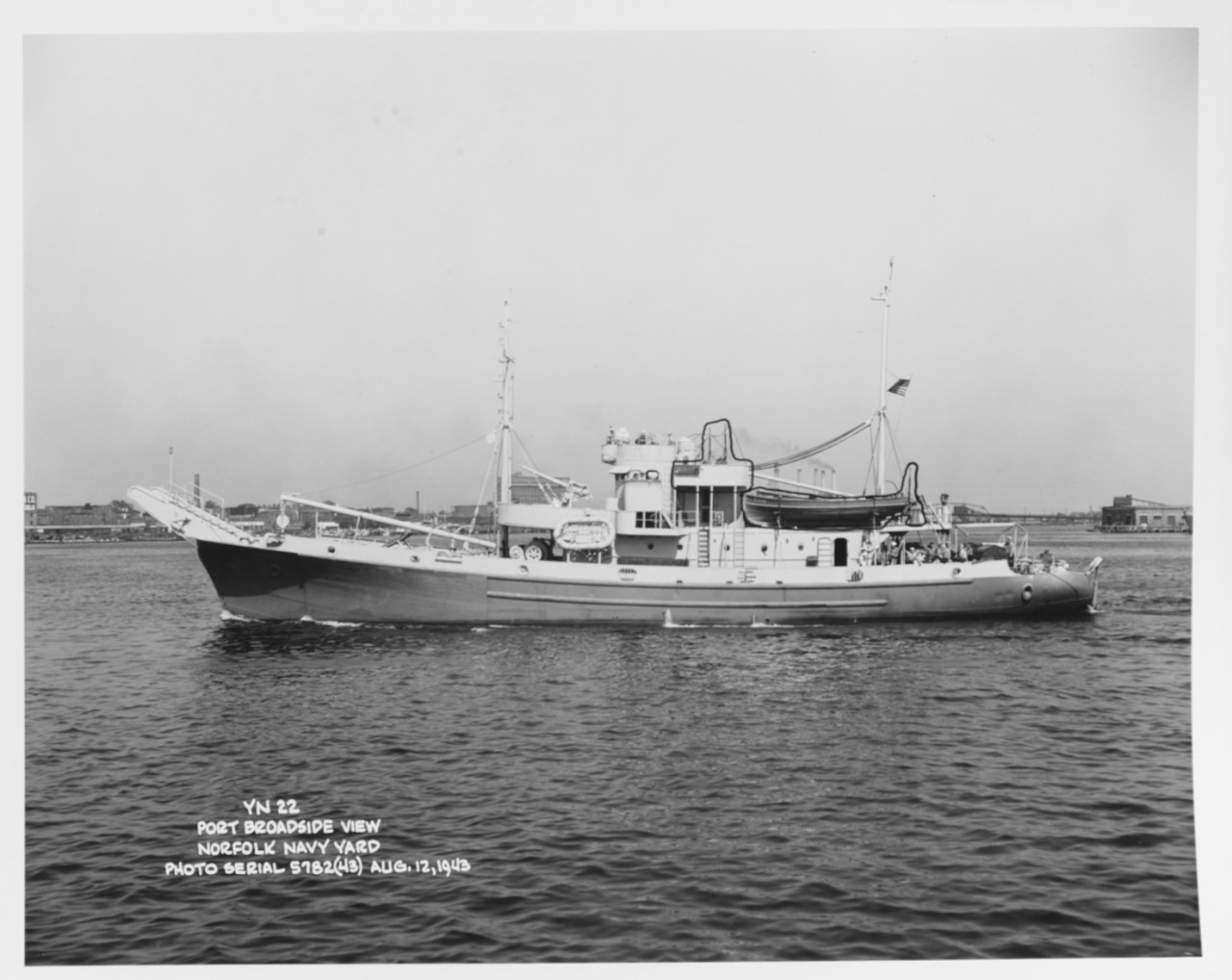 USS MULBERRY (YN-22, later AN-27)