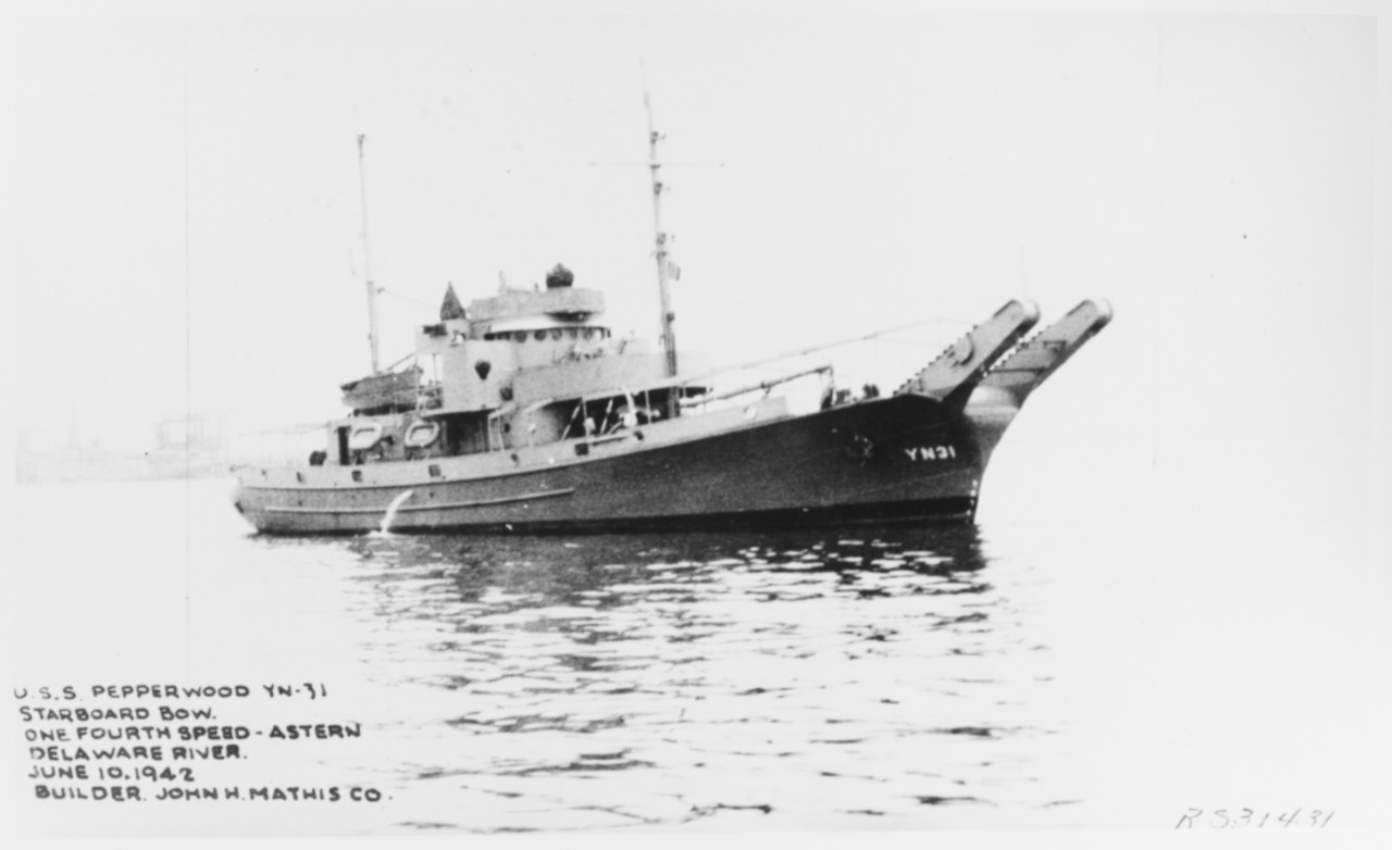 USS PEPPERWOOD (YN-31, later AN-36)