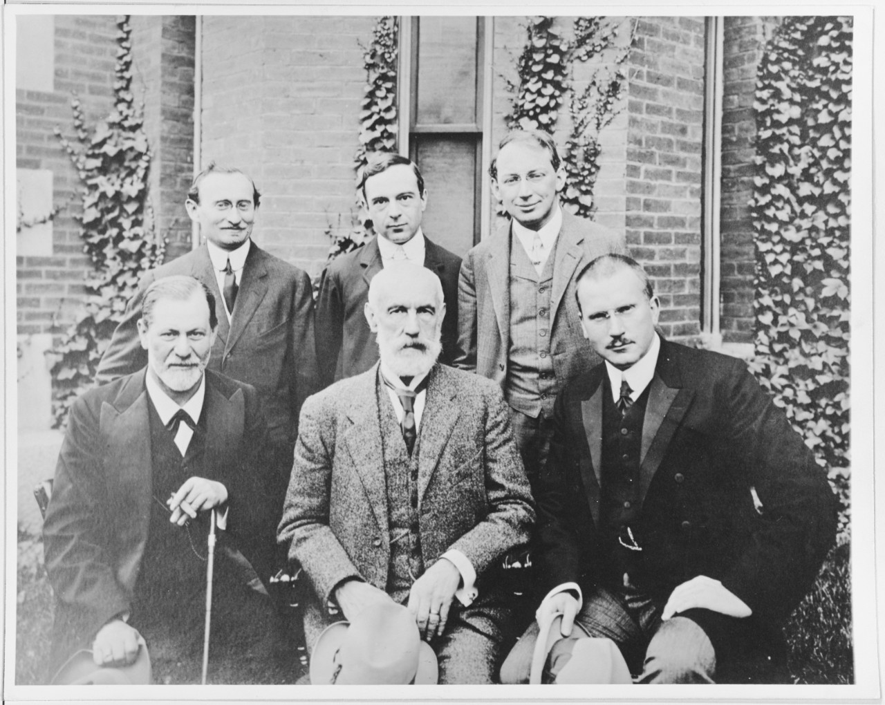 Photo #: NH 74068  Distinguished Psychologists at Clark University, Worcester, Massachusetts, 1909